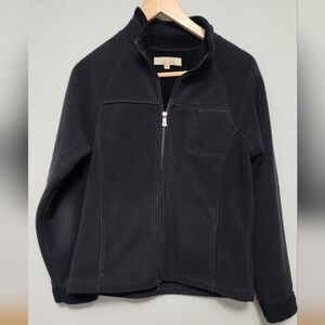 Au Lieu Black Women's Fleece Jacket Size Medium